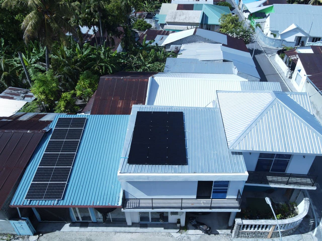 An Amity solar installation